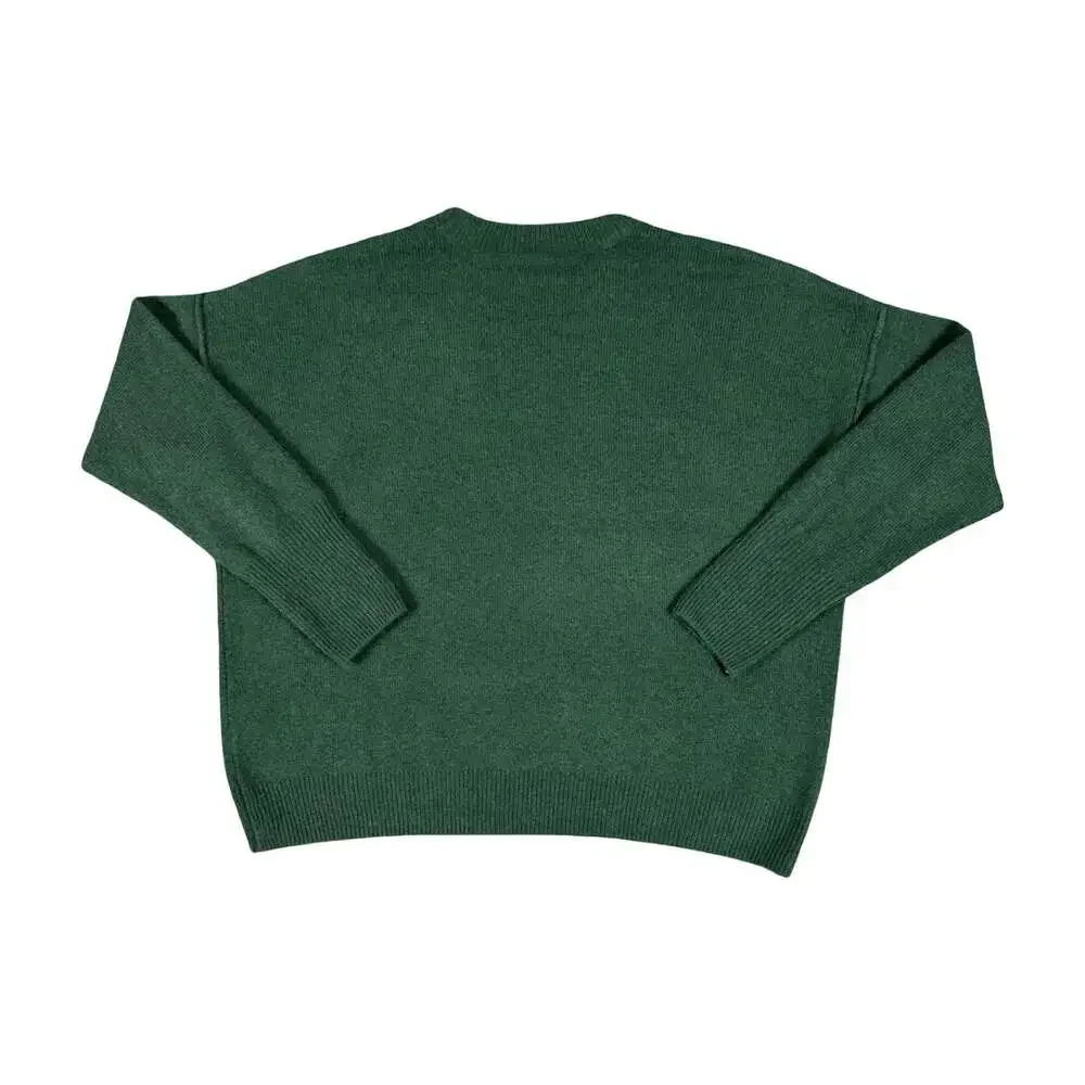 Women’s Vince Camuto Green Knit Crew Neck Long Sleeve Pullover Sweater S